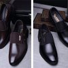 DADAWEN Chaussure Mocassins Homme/Classic Oxford Chaussures Cuir Homme