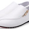 DADAWEN Homme Fermeture Eclairé Sneaker