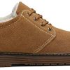 DENGBOSN Bottines Bottes Hiver Lacets Plates Fourrure Chaudes Chaussures Outdoor Boots Femme Homme