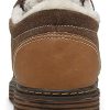 DENGBOSN Bottines Bottes Hiver Lacets Plates Fourrure Chaudes Chaussures Outdoor Boots Femme Homme