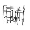 Demeyere-Magda-Table-MtalMDF-Noir-0-3 Demeyere Magda Table, Métal/MDF, Noir