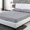 Designetsamaison Lit avec Coffre de Rangement Blanc avec sommier 140 x 190 cm - Dream