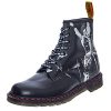 Dr. Martens 1460 Sex Pistols Black Greasy Backhand Bottes Noir EU42