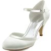 Elegantpark-HC1509-Escarpins-Femme-Bride-Cheville-Boucle-Bout-Rond-Mary-Janes-Satin-Chaussures-Pompes-a-Talon-de-Mariee-Mariage-0 Elegantpark HC1509 Escarpins Femme Bride Cheville Boucle Bout Rond Mary Janes Satin Chaussures Pompes a Talon de Mariee Mariage