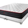 Ensemble Double sommier + Matelas Boost Ressorts ensachés et mémoire de Forme 180x200