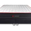 Ensemble Double sommier + Matelas Boost Ressorts ensachés et mémoire de Forme 200x200