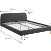 Ensemble-Matelas-mmoire-160x200-Ergo-Gelfresh-Lit-Gris-fonc-sommier--Lattes-Visco-Gel-Mmoire-de-Forme-Hbedding-0-1 Ensemble Matelas mémoire 160x200 Ergo Gelfresh + Lit Gris foncé + sommier à Lattes - Visco Gel + Mémoire de Forme - Hbedding