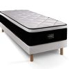 Ensemble Suite 90x200 Ressorts ensachés, mémoire de Forme 5 Zones