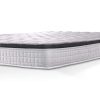 Ensemble Supérieur 160x200 Mémoire de Forme 3 Zones Double sommier Noir