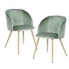 Ensembles-pour-Salle--Manger-Table-Ronde-et-Chaises-Tapiss-en-Velours-Tissu-0-1 Ensembles pour Salle à Manger Table Ronde et Chaises Tapissé en Velours Tissu