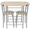 Festnight-Ensemble-Table-et-Chaises-pour-Salle--Manger-en-MDF-0-4 Festnight Ensemble Table et Chaises pour Salle à Manger en MDF