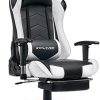 GTPLAYER Chaise Gaming Chaise de Bureau Fauteuil de Bureau Chaise Gamer Réglable en Hauteur Design Ergonomique avec Repose-Pieds et Fonction Bascule
