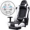 GTPLAYER Chaise Gaming Chaise de Bureau Fauteuil de Bureau Chaise Gamer Réglable en Hauteur Design Ergonomique avec Repose-Pieds et Fonction Bascule