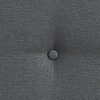 Générique Lit Adulte scandinave en Tissu Gris foncé capitonné, sommier à Latte, 160x200 - Collection Mark