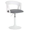 Hartleys-Chaise-de-Bureau-Pivotant-Blanc-Gris-0 Hartleys Chaise de Bureau Pivotant Blanc & Gris