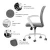 Hbada-Chaise-de-Bureau-en-Tissu-Fauteuil-dOrdinateur-Pivotante--360-Sige-pour-Maison-et-Bureau-Hauteur-Rglable-Garantie-de-1-an-Gris-Blanc-Noir-0-0 Hbada Chaise de Bureau en Tissu, Fauteuil d'Ordinateur Pivotante à 360°, Siège pour Maison et Bureau, Hauteur Réglable, Garantie de 1 an, Gris Blanc Noir