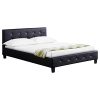 IDIMEX-Lit-Double-pour-Adulte-Josy-Couchage-140-x-190-cm-avec-sommier-2-Places-2-Personnes-tte-et-Pied-de-lit-capitonns-avec-Strass-revtement-synthtique-Noir-0 IDIMEX Lit Double pour Adulte Josy Couchage 140 x 190 cm avec sommier 2 Places / 2 Personnes, tête et Pied de lit capitonnés avec Strass, revêtement synthétique Noir