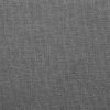 IDIMEX Lit Double pour Adulte Samuel Couchage Queen Size 160 x 200 cm 2 Places / 2 Personnes, avec sommier et tête de lit Design, revêtement en Tissu Gris