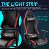 INTEY-Chaise-Gaming-clairage-LED-Fauteuill-Gamer-Ergonomique-Dossier-Inclinable--160-pour-PC-Xbox-avec-RF-tlcommande-Capacit-136KG-299LB-Noir-0-3 INTEY Chaise Gaming Éclairage LED, Fauteuill Gamer Ergonomique Dossier Inclinable à 160° pour PC Xbox, avec RF télécommande, Capacité 136KG/ 299LB, Noir
