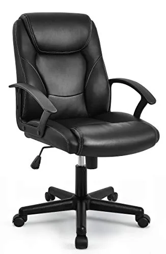 IntimaTe WM Heart Chaise de Bureau Fauteuil de Bureau Fauteuil Ergonomique Hauteur Ajustable, Siège en Similicuir