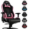 KLIM Esports - Chaise Gamer Très Haute Qualité - Nouveau - Finitions Soignées - Ajustable - Ergonomique - Inclinable - Confortable - Siege Bureau - Coussins Noir [ Nouvelle 2019 Version ]