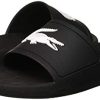 Lacoste Croco Slide 119 3 Cfa, Sandales Bout Ouvert Femme