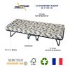 Lit pliant 12 lattes Matelas Mousse 16kg/m3 8cm