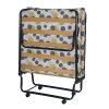 Lit pliant 12 lattes Matelas Mousse 16kg/m3 8cm