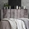 MEGADECOR-Tte-de-lit-en-PVC-dcoratif-conomique-Impression-Texture-Bois-Planches-vieillies-Verticales-peintes-Blanc-Plusieurs-mesures-0-1 MEGADECOR Tête de lit en PVC décoratif économique Impression Texture Bois Planches vieillies Verticales peintes Blanc Plusieurs mesures