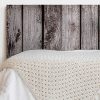 MEGADECOR-Tte-de-lit-en-PVC-dcoratif-conomique-Impression-Texture-Bois-Planches-vieillies-Verticales-peintes-Blanc-Plusieurs-mesures-0 MEGADECOR Tête de lit en PVC décoratif économique Impression Texture Bois Planches vieillies Verticales peintes Blanc Plusieurs mesures