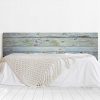 MEGADECOR-Tte-de-lit-en-PVC-dcoratif-et-conomique-Texture-Bois-Planches-Verticales-peintes-Plusieurs-Tons-Turquoise-Vieilli-Plusieurs-mesures-0 MEGADECOR Tête de lit en PVC décoratif et économique Texture Bois Planches Verticales peintes Plusieurs Tons Turquoise Vieilli Plusieurs mesures