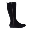 MaxMuxun-Femmes-Chaussures-Bottes-Plates-Classique-en-Daim-matelass-avec-Fermeture--glissire-0-1 MaxMuxun Femmes Chaussures Bottes Plates Classique en Daim matelassé avec Fermeture à glissière