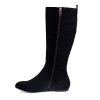 MaxMuxun-Femmes-Chaussures-Bottes-Plates-Classique-en-Daim-matelass-avec-Fermeture--glissire-0-2 MaxMuxun Femmes Chaussures Bottes Plates Classique en Daim matelassé avec Fermeture à glissière