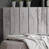 Megadecor-Tte-de-lit-en-PVC-Dcorative-et-conomique-Impression-texture-bois-avec-planches-vieillies-verticales-Blanc-et-noir-0-2 Megadecor Tête de lit en PVC Décorative et économique Impression texture bois avec planches vieillies verticales Blanc et noir