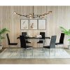 Mobilier-Deco-Ensemble-table-Manger-6-chaises-chaises-Noir-0-1 Mobilier Deco Ensemble tableà Manger + 6 chaises chaises Noir