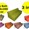 Natalia Spzoo Matelas Pliant Sofa pour Adultes et Enfants, Choix des Couleurs 200 cm de Long sélection des Couleurs