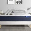 Pack prêt à Dormir Matelas Latex et Mémoire de Forme ACTILATEX Sleep 180x200 cm + sommier KIT Blanc + 2 oreillers + Couette - Epaisseur : 22 cm - Confort : Equilibré