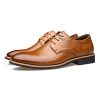 Padgene Chaussure Cuir Homme Derby à Lacets Business Mariage Casual