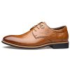 Padgene Chaussure Cuir Homme Derby à Lacets Business Mariage Casual