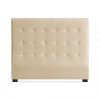 Paris-Prix-Tte-De-Lit-Capitonne-en-Velours-Amor-140cm-Beige-0 Paris Prix - Tête De Lit Capitonnée en Velours Amor 140cm Beige