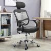 PetHot-Assise-Dos-Haut-Rglage-de-La-Hauteur-Chaise-de-Bureau-dordinateur-de-Bureau-avec-Support-de-tte-Chrome-Assise-en-Maille-Ventiler-0-0 PetHot Assise Dos Haut Réglage de La Hauteur Chaise de Bureau d'ordinateur de Bureau avec Support de tête Chrome Assise en Maille Ventiler