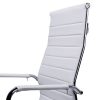 Poptoy-Cuir-PU-Haute-Dossier-incurv-Blanc-Home-Chaise-de-Bureau-Executive-Ordinateur-Hauteur-rglable-pivotant-Chaise-de-Bureau-0-3 Poptoy Cuir PU Haute Dossier incurvé Blanc Home Chaise de Bureau Executive Ordinateur Hauteur réglable pivotant Chaise de Bureau