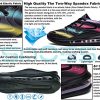 SINOES 91-219 Unisexe Adulte Course sur Route Chaussures de Sport Chaussure de Course ultralégère et Confortable Baskets à Lacets Baskets Chaussures de Mode à Coussin d'air Chaussures de Jogging