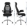 SONGMICS-OBN86BK-Chaise-de-bureau-ergonomique-Pivotant-Hauteur-rglable-Accoudoirs-rglables-Dossier-respirant-en-toile-0-3 SONGMICS OBN86BK Chaise de bureau ergonomique, Pivotant, Hauteur réglable, Accoudoirs réglables, Dossier respirant en toile