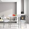 Set-de-Salle--Manger-Table-avec-2-Chaises-Table-de-Bar-avec-tagre-de-Rangement-Ensemble-de-Table-et-Chaises-pour-Salle--Manger-3-Pices-Comprenant-1-Table-et-2-Tabourets-Structure-en-Mtal-Robuste-0-3 Set de Salle à Manger Table avec 2 Chaises Table de Bar avec Étagère de Rangement Ensemble de Table et Chaises pour Salle à Manger 3 Pièces Comprenant 1 Table et 2 Tabourets Structure en Métal Robuste