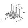 Stol - Horizontal 140 X 200 Sonoma