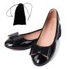 Sydowey - Ballerines pliables et portables pour femme avec pochette de transport