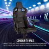 T1 Race - Fauteuil Gaming de Bureau en Similicuir, Montage Facile, Ergonomique, Hauteur Réglable et Accoudoirs