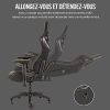 T1 Race - Fauteuil Gaming de Bureau en Similicuir, Montage Facile, Ergonomique, Hauteur Réglable et Accoudoirs