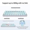 TZlong Matelas Gonflable 2 Personnes lit Pliant Electrique lit dappoint Adulte avec Pompe,Dossier,Oreiller et Porte-gobelets supporte jusqu'à 400kg(203x153x46cm)